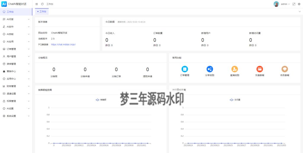 码多多ChatAI智能聊天系统-PHP源码版V2.5.0-梦三年Ym