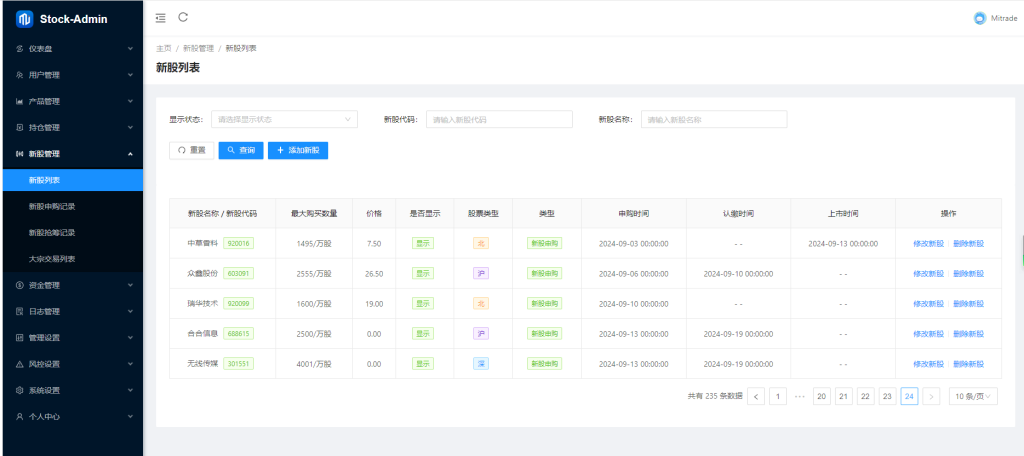 图片[2]-2024最新股票系统源码 附教程-梦三年Ym