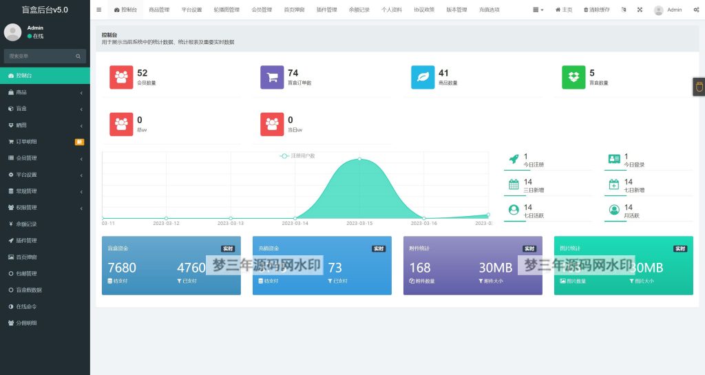 图片[3]-2023全新数码盲盒系统源码 可打包APP【源码+教程】-梦三年Ym