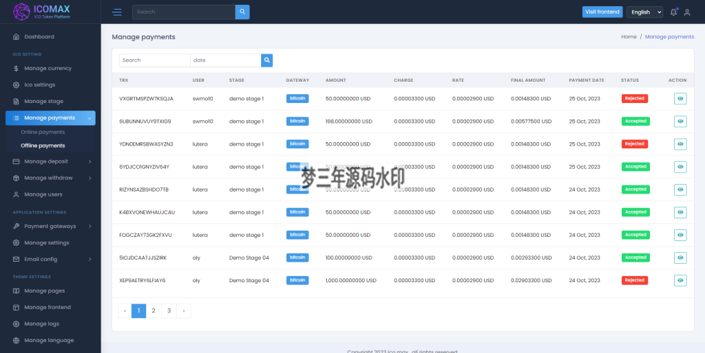 图片[3]-区块链虚拟币代币销售拍卖平台,加密货币全方位数字资产交易平台-梦三年Ym