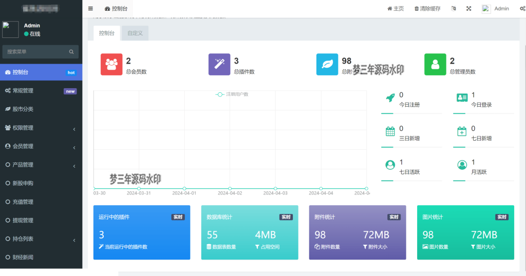 图片[2]-台股平台源码新股申购折扣申购计划任务带前端uniapp源码-梦三年Ym