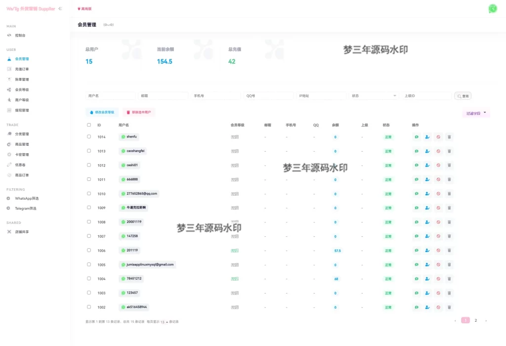 图片[6]-WhatsApp筛选WsTg外贸营销Supplier推特号FB号谷歌号小火箭WsChannel社交账号-梦三年Ym