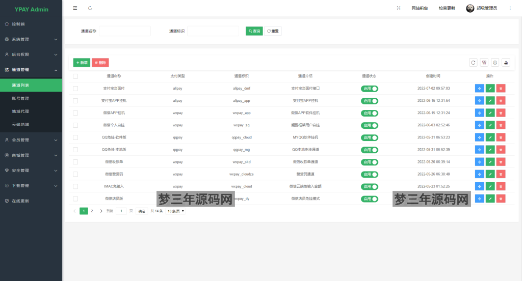 图片[9]_网站源码 最新Ypay源支付系统源码 支持易支付和码支付 V6.9.9 - 梦三年Ym_梦三年Ym