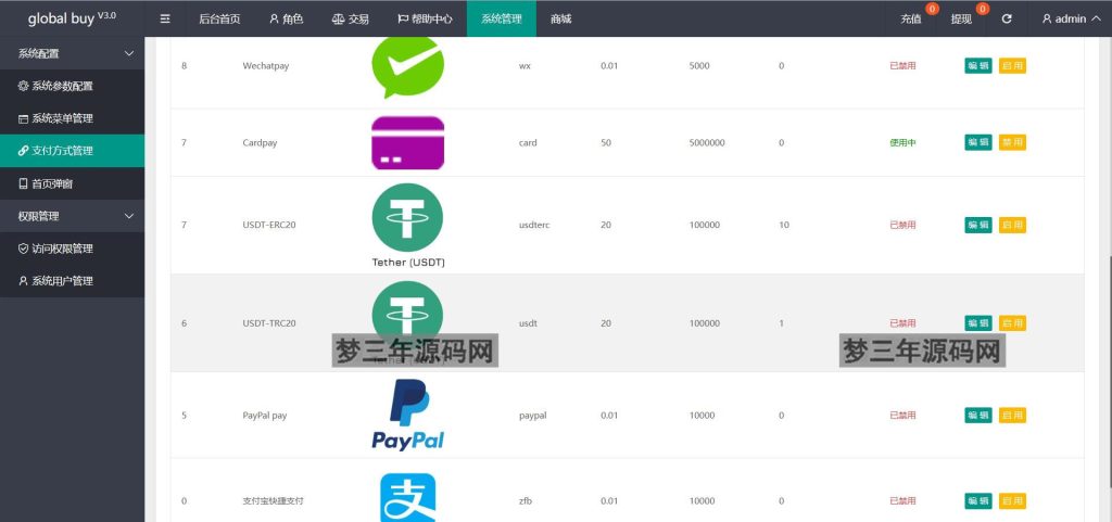 图片[3]_最新版基于TP开发的9国语言海外多语言刷单抢单源码+9色前端UI_梦三年Ym
