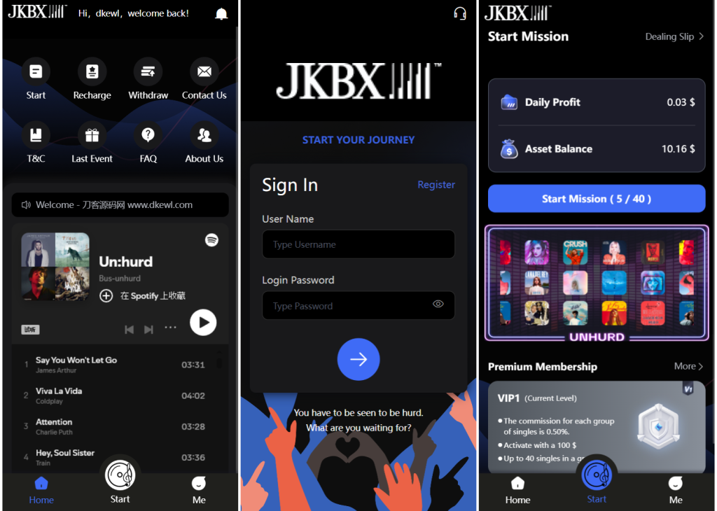 图片[4]_JKBX海外音乐抢单系统源码 Thinkphp框架 附教程_梦三年Ym