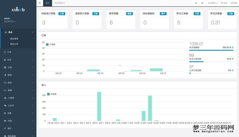 图片[2]_crmeb电商系统 v4.3.0 打通版_梦三年Ym