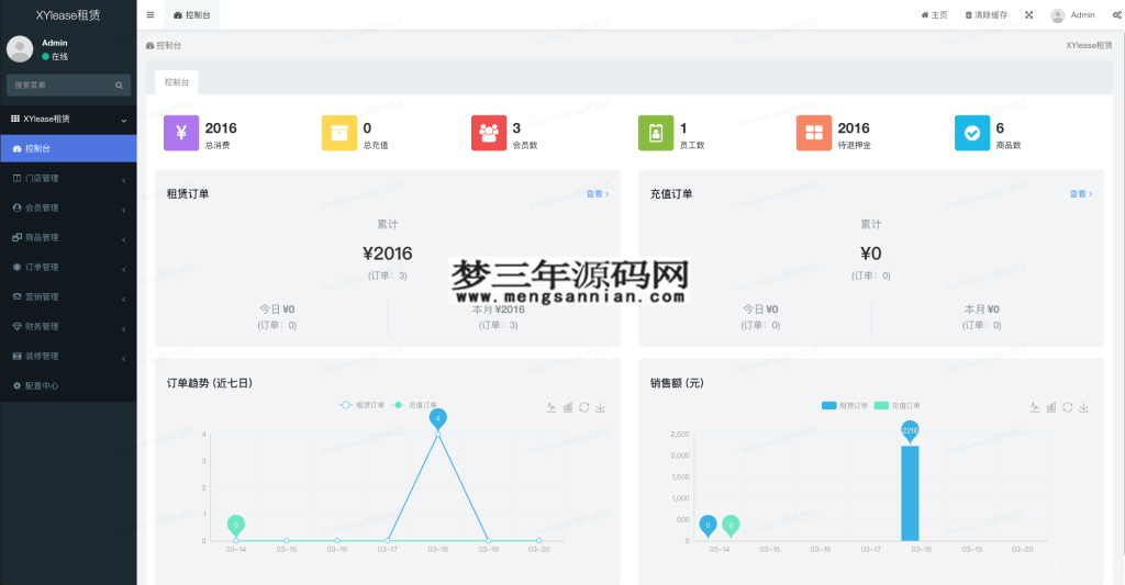 图片[3]_全新租赁小程序系统源码 基于ThinkPHP+UniApp开发的租赁商城小程序_梦三年Ym
