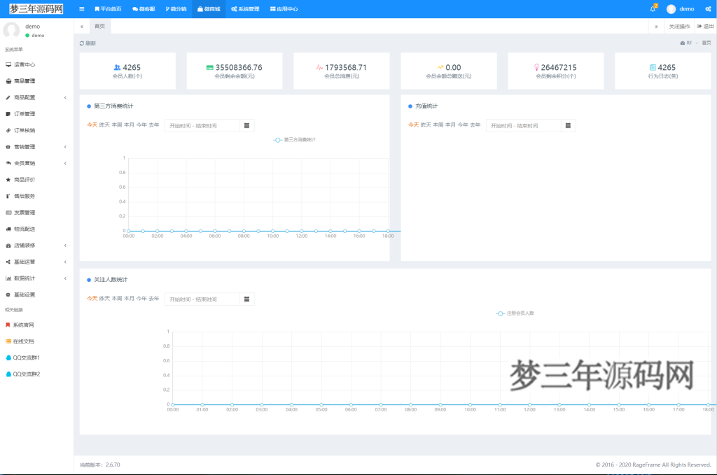 图片[3]_完整前后端全开源微商城电商购物系统源码_梦三年Ym