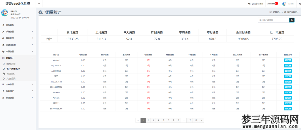 图片[8]_SEO按天扣费系统源码SEO计费系统关键词计费扣费系统关键词排名查询系统_梦三年Ym