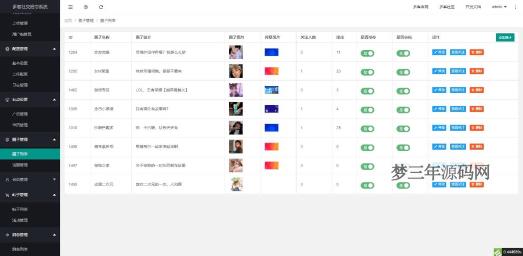 图片[5]_2022 采用uni-app开发的多端圈子社区论坛系统_梦三年Ym