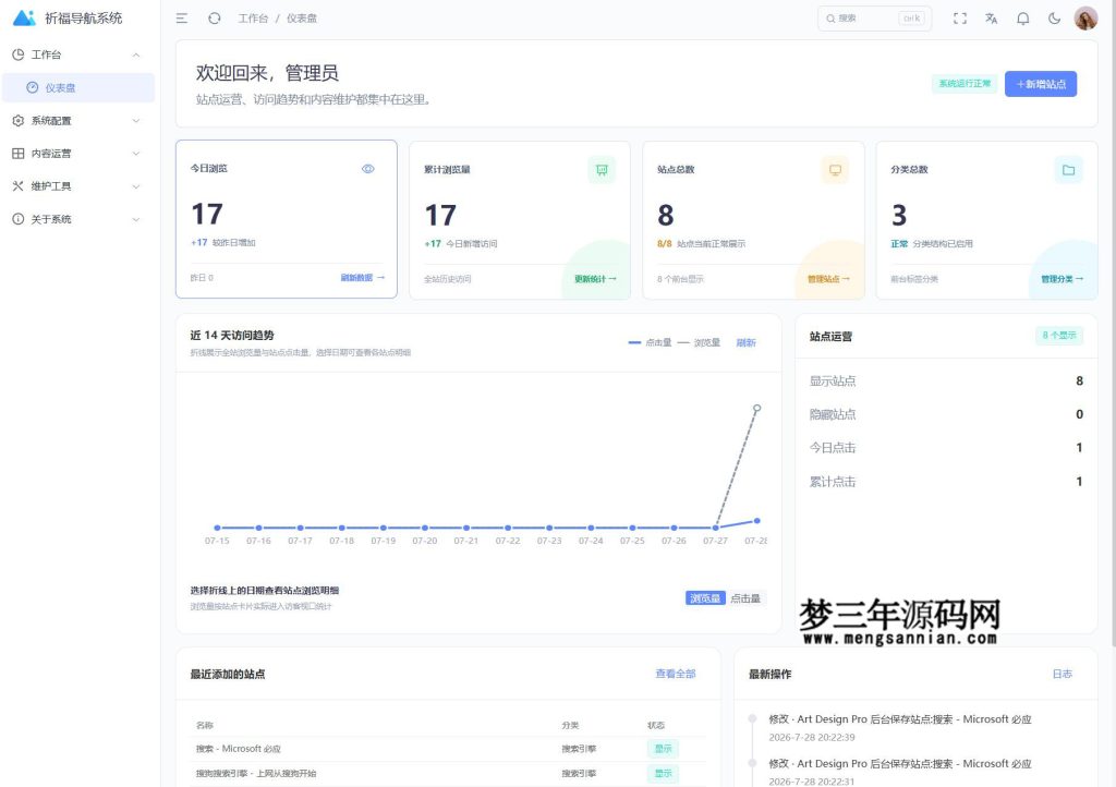 祈福导航系统V1.8源码 修复Bug更新版本_梦三年Ym